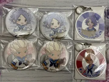 이나즈마 일레븐 그래프아트 캔뱃지 키링 세트