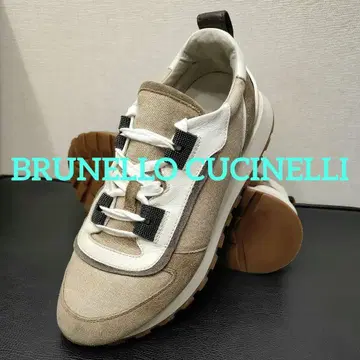 브루넬로쿠치넬리 패널 레이스업 스니커즈 모니엘레