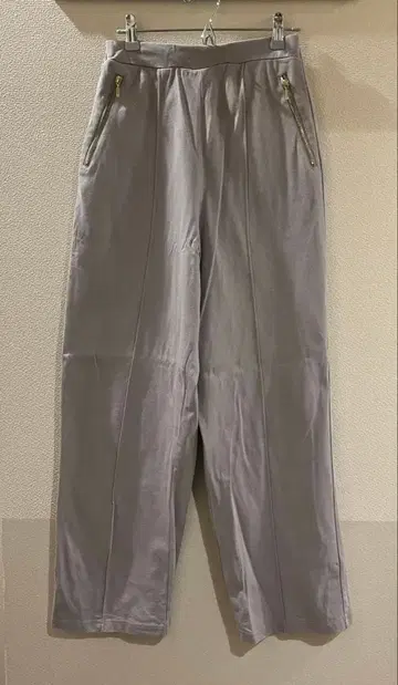 CINEMATIQ 베이직 라인 코튼 스트레이트 팬츠 그레이