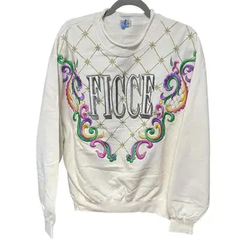 빈티지 FICCE 자수 요시유키 코니시 맨투맨 트레이닝복