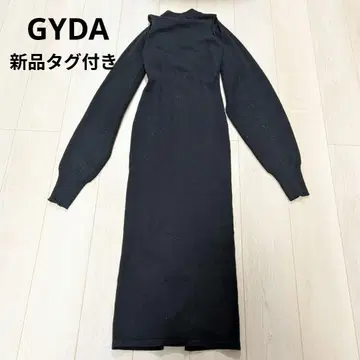 택 포함 새상품 GYDA 레이어드 숄더 오픈 니트 롱 원피스