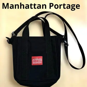 맨해튼 포티지 미니 고와너스 토트백 2way 블랙
