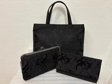 이와사 장미 무늬 포멀 백 3세트