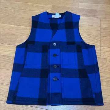 C.C. FILSON 울 체크 베스트