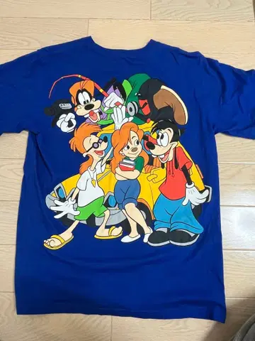 Disney 구피 무비 티셔츠 프리 사이즈