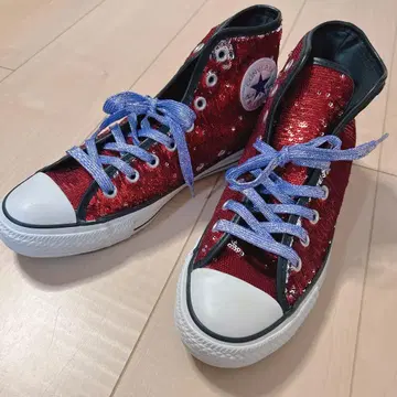 Converse 스니커즈 신발 하이컷 레드
