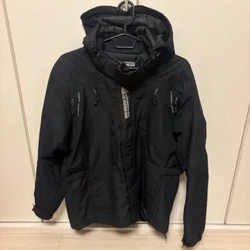 방수 마운틴 후드티 L 사이즈 블랙