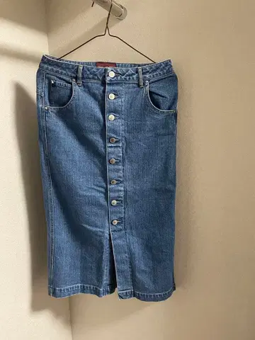 Urban Research 데님 타이트 스커트