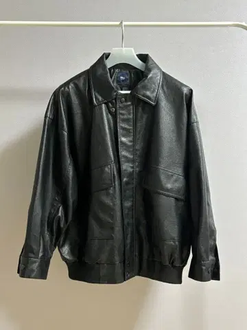 빈티지 스타일 오버 사이즈 블루종