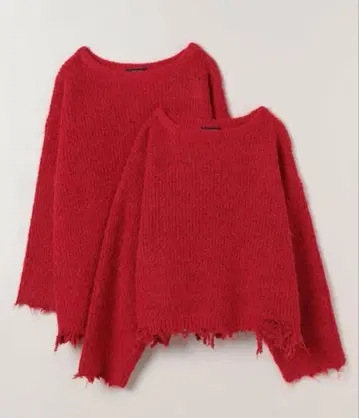 JEANASIS 5G 보트넥 크러쉬 풀오버