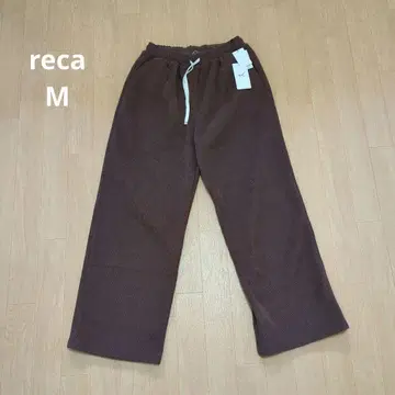 reca 코듀로이 안감 플리스 이지 팬츠 브라운 M