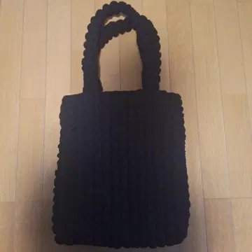 블랙 포코포코 토트백