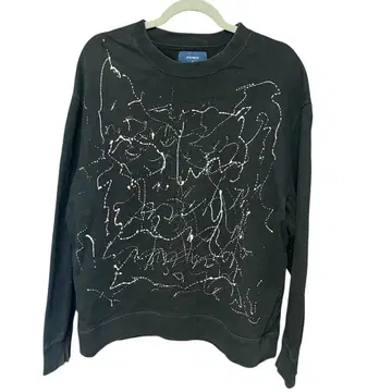 studious 스플래터 무늬 맨투맨 트레이닝복