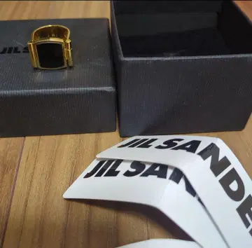 JILSANDER 락 링 골드 반지 사이즈 M