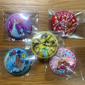 디즈니 자수 캔뱃지