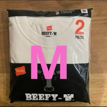 헤인즈 비피 T셔츠 2장 M 사이즈 화이트