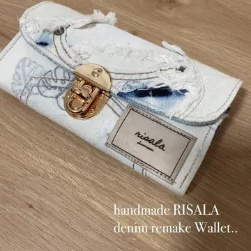 데님 리메이크 지갑