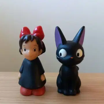 마녀 배달부 키키 키키와 지지 손가락 인형 피규어 세트