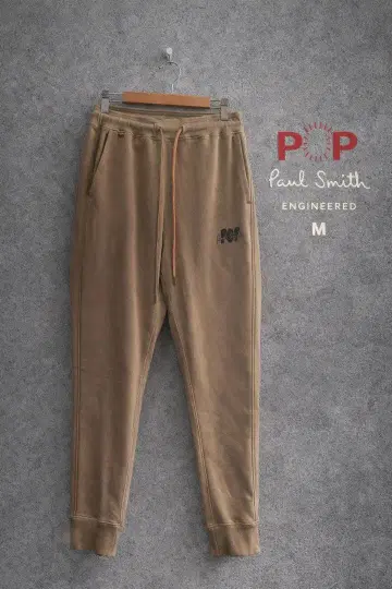 폴 스미스 P P 스웨트 팬츠 M 베이지 멀티 코드
