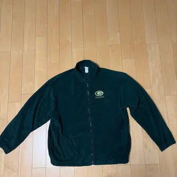 배저 스포츠 다크 그린 플리스 자켓