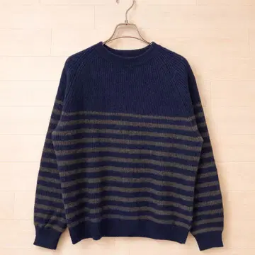 [택 포함 새상품] 드로어 Drawer 캐시미어 울 보더 니트