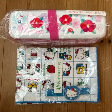 헬로키티 런치 케이스 & 런치 크로스 세트 새상품