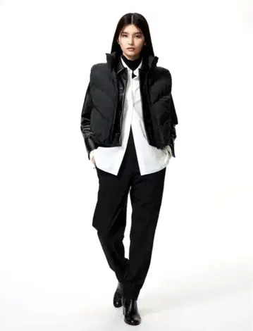 유니클로 웜 스트레치 팬츠 여성용 M 사이즈 블랙 새상품