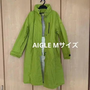 AIGLE 새상품급 그린 M 사이즈 윈드 브레이커