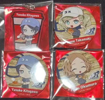 페르소나 아르카나 베이커 캔뱃지 아크릴 키링 세트