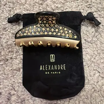 ALEXANDRE DE PARIS 스톤 헤어 클립 M