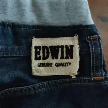 EDWIN 슬림핏 데님 팬츠 다크 블루