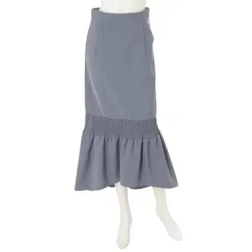 MERCURYDUO 셔링 디자인 언밸런스 머메이드 스커트