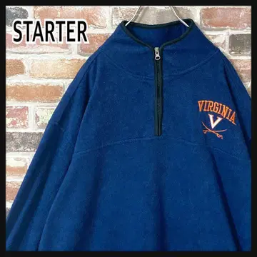 [ 인기 ] 스타터 STARTER 하프 지퍼 맨투맨 M 네이비