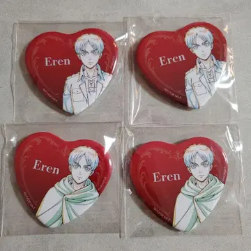 진격의 거인 WIT STUDIO 구매 혜택 하트형 캔뱃지 엘렌 4개