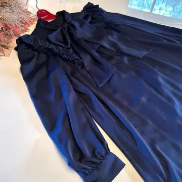 네이비 원피스 무릎 기장