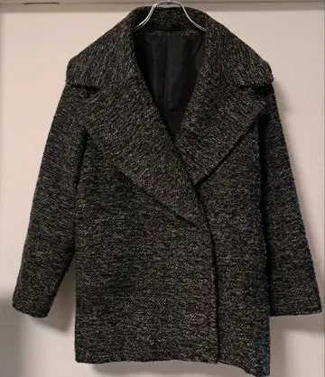 URBAN RESEARCH 울 혼방 더블 브레스트 피 코트