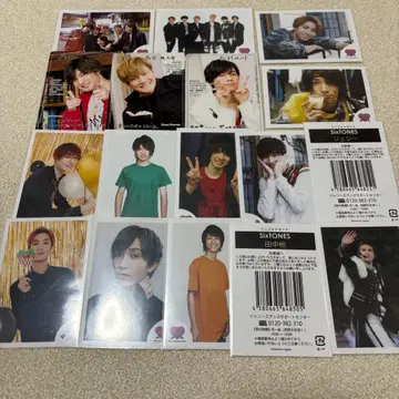 SixTONES 미니 사진 세트