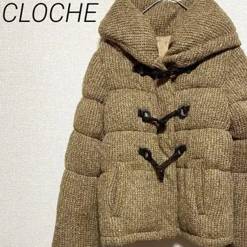 CLOCHE 다운 자켓 더플 버튼, 칼라 부착, 포켓 부착, 안감 부착