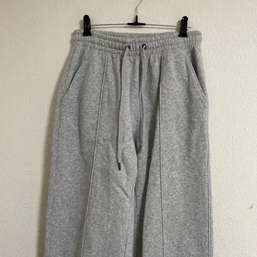 그레이 조거 팬츠 맨투맨 소재