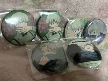 주술회전 이누마키 토게 캔뱃지 6개 세트