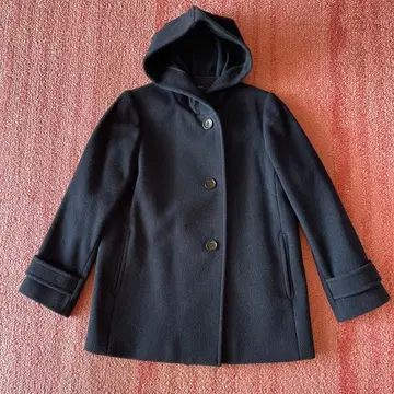 새상품급 뉴요커 숏 기장 코트 9 사이즈 네이비 계열 코트 P 코트