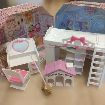 리카짱 인형의 집 핑크 방 리카즈룸 반려동물 강아지 산책