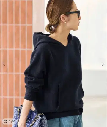 FRAMeWORK 압축 울 후드 풀오버