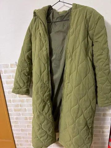 퀼팅 롱 코트 여성용 L~LL