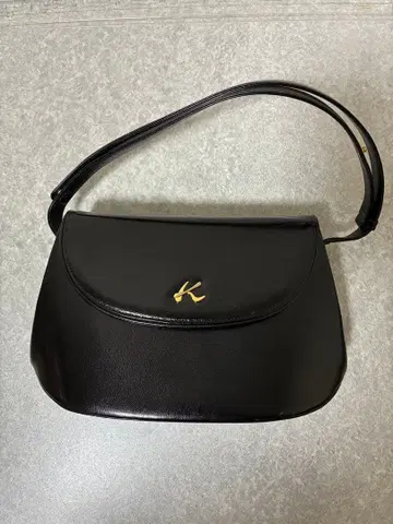 키타무라 가죽 핸드백 블랙