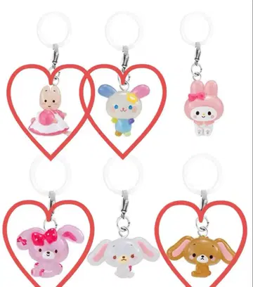 느슨한 마크 액세서리 산리오 토끼꽃 마론크림 4점 세트