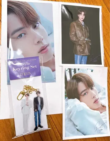 BTS JIN 진진 DICON 2021 파일 트레이딩 카드 키링