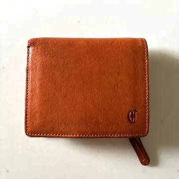 클레드랑 CLEDRAN 접이식 지갑 카멜