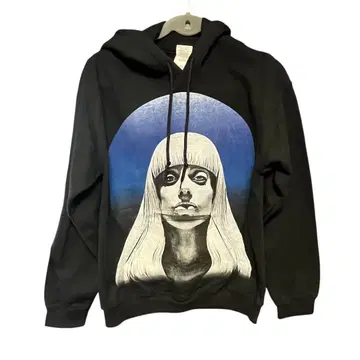 레어 Lady Gaga 아트 프린트 후드티