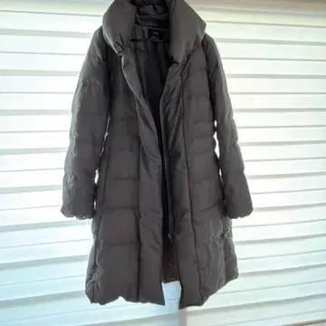 23구 그레이 롱 다운 자켓 40